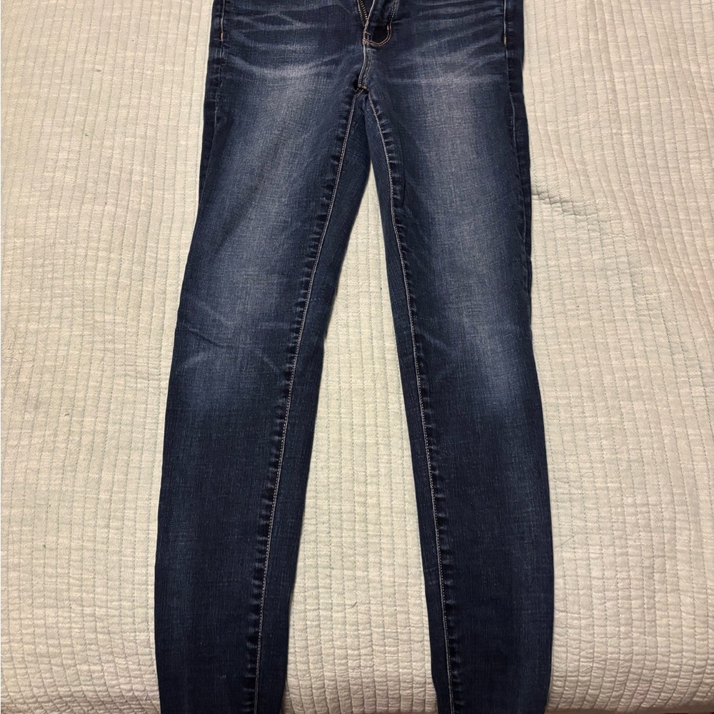 American Eagle Outfitters Dark Blue Skinny Jeans